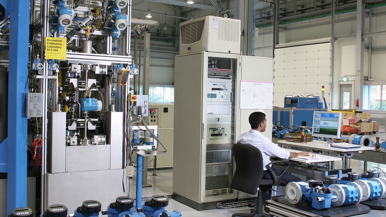 Kalibrering ved Endress+Hauser Flow India
