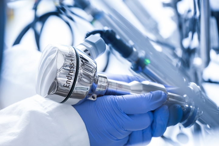 iTHERM TM411 hygienisk termometer installert i en bioreaktorapplikasjon
