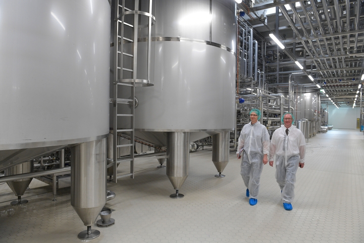 Produksjonsanlegg for fraksjonering av melk og myse