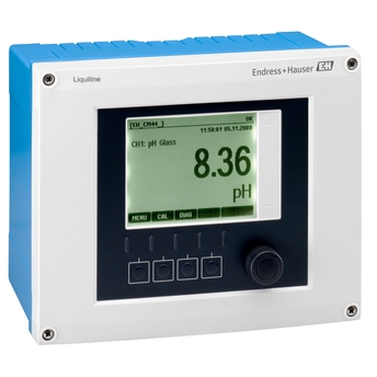 Liquiline CM448 is a digital transmitter for pH, ORP, conductivity, oxygen, turbidity and more