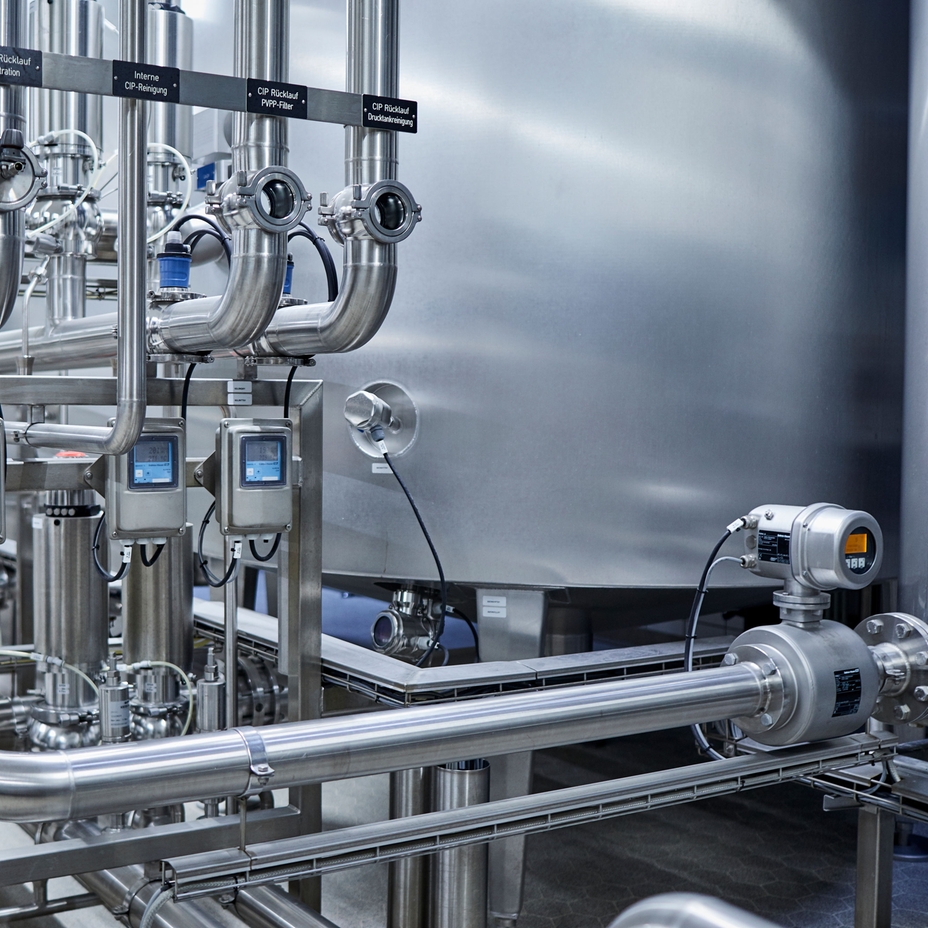 Clean-in-Place-prosess med inline-måleinstrumenter