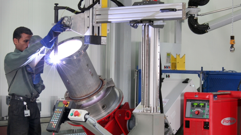 Endress+Hauser Flow India, arbeider sveiser et målerør