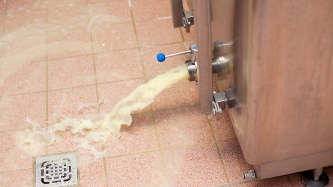 Produkttap i melkeprosesser