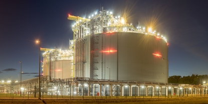 LNG-tankmåling i olje- og gassindustrien
