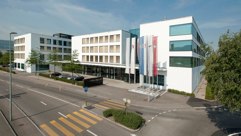 Endress+Hausers hovedkontor i Reinach i Sveits.