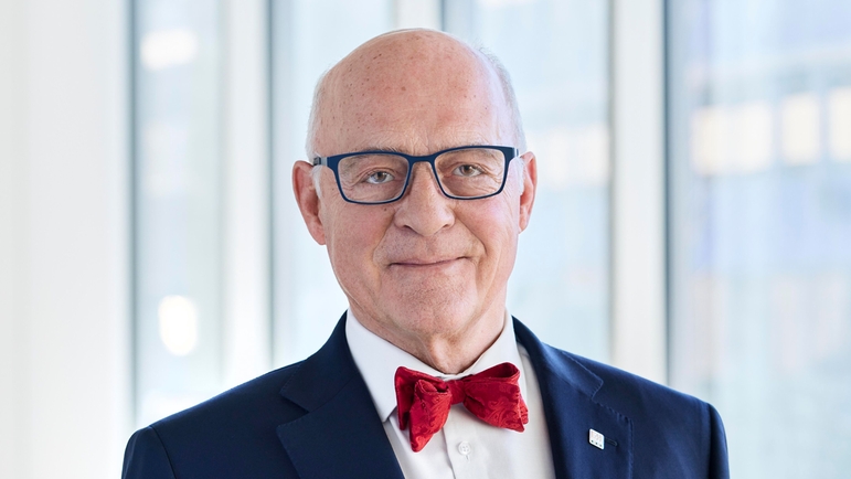 Dr. Klaus Endress, president i representantskapet i Endress+Hauser-konsernet.