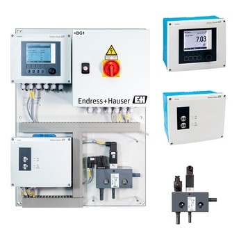 Bundle for the automatic cleaning solution Liquiline Control CDC30, 230 VAC version Liquiline Control CDC30, 100-230 VAC version bundle