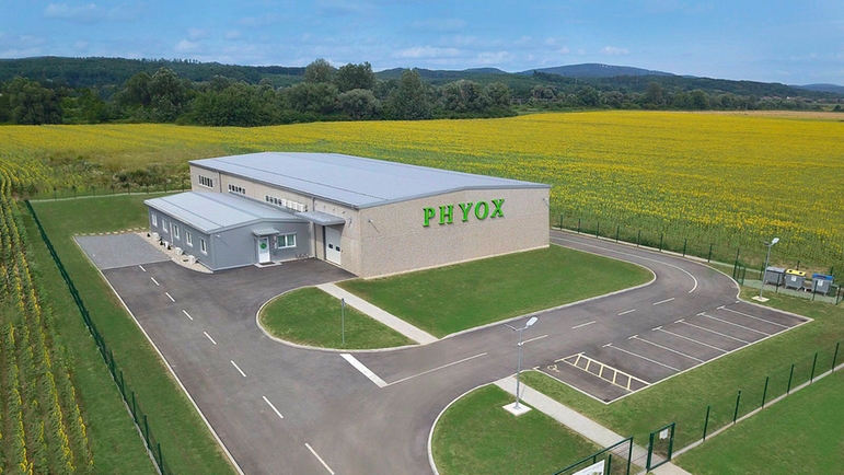 Phyox hovedkvarter i Novskas, Kroatia