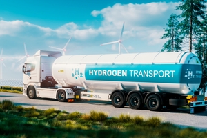 Hydrogen transport med trailer
