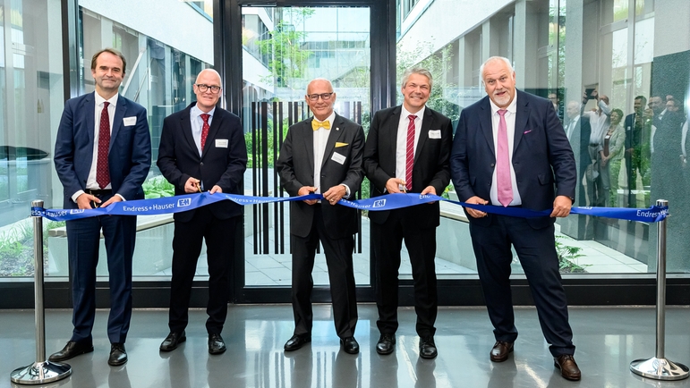 Endress+Hauser innviet sitt nye anlegg ved Freiburg Innovation Center FRIZ.