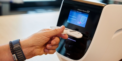 E+H BioSense Device med deteksjons- og konsentrasjonsmodul for DNA-analyse ved hjelp av PCR