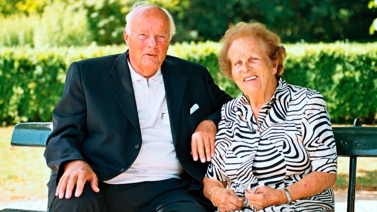 Georg H Endress (1924–2008) og Alice Endress Vogt (1919–2016) var gift siden 1946.