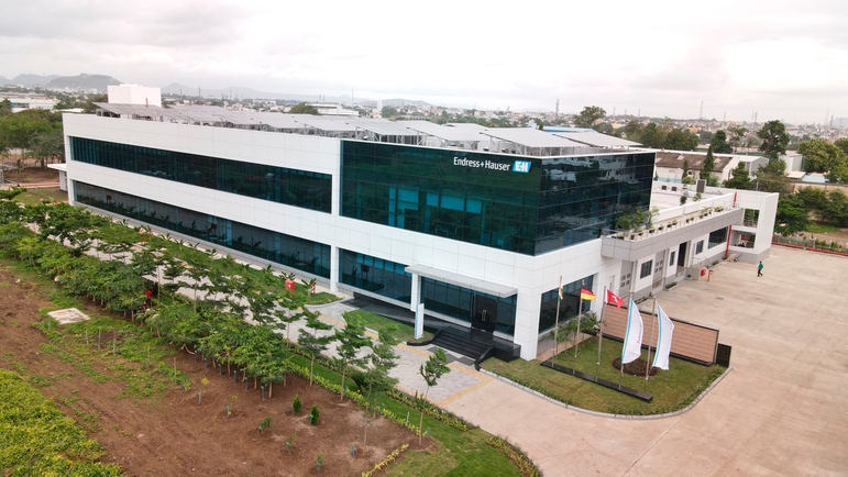 Endress+Hausers produksjonsbygning i India.